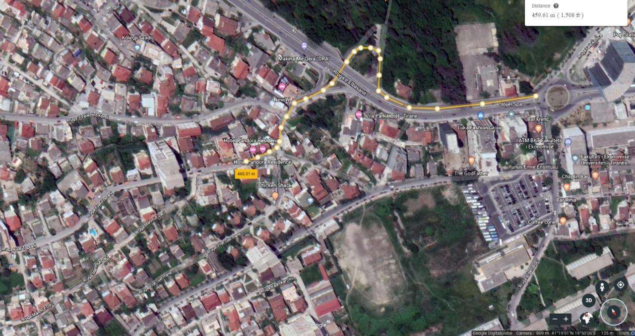 Hotel Pandora Residence Tirana Kültér fotó